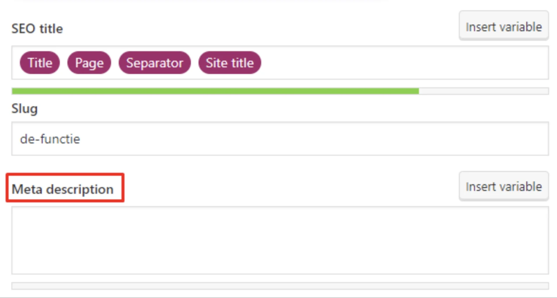 meta omschrijving optimaliseren met yoast seo