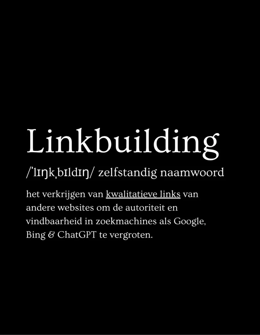 Definite Linkbuilding-