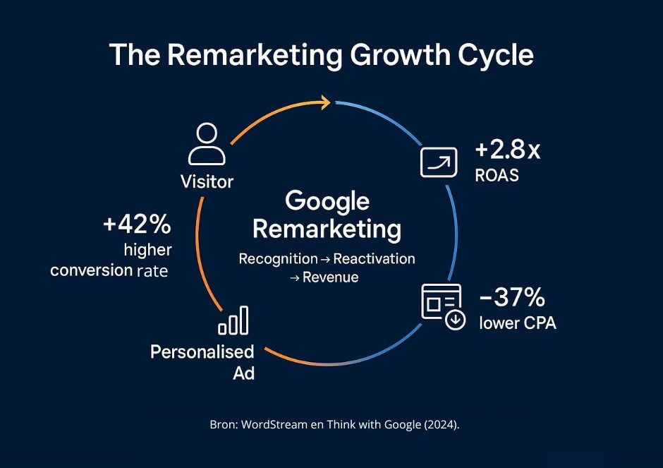 Wat is Google Remarketing en waarom is het zo krachtig voor groei?