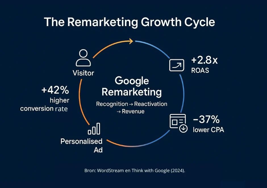 Wat is Google Remarketing en waarom is het zo krachtig voor groei?