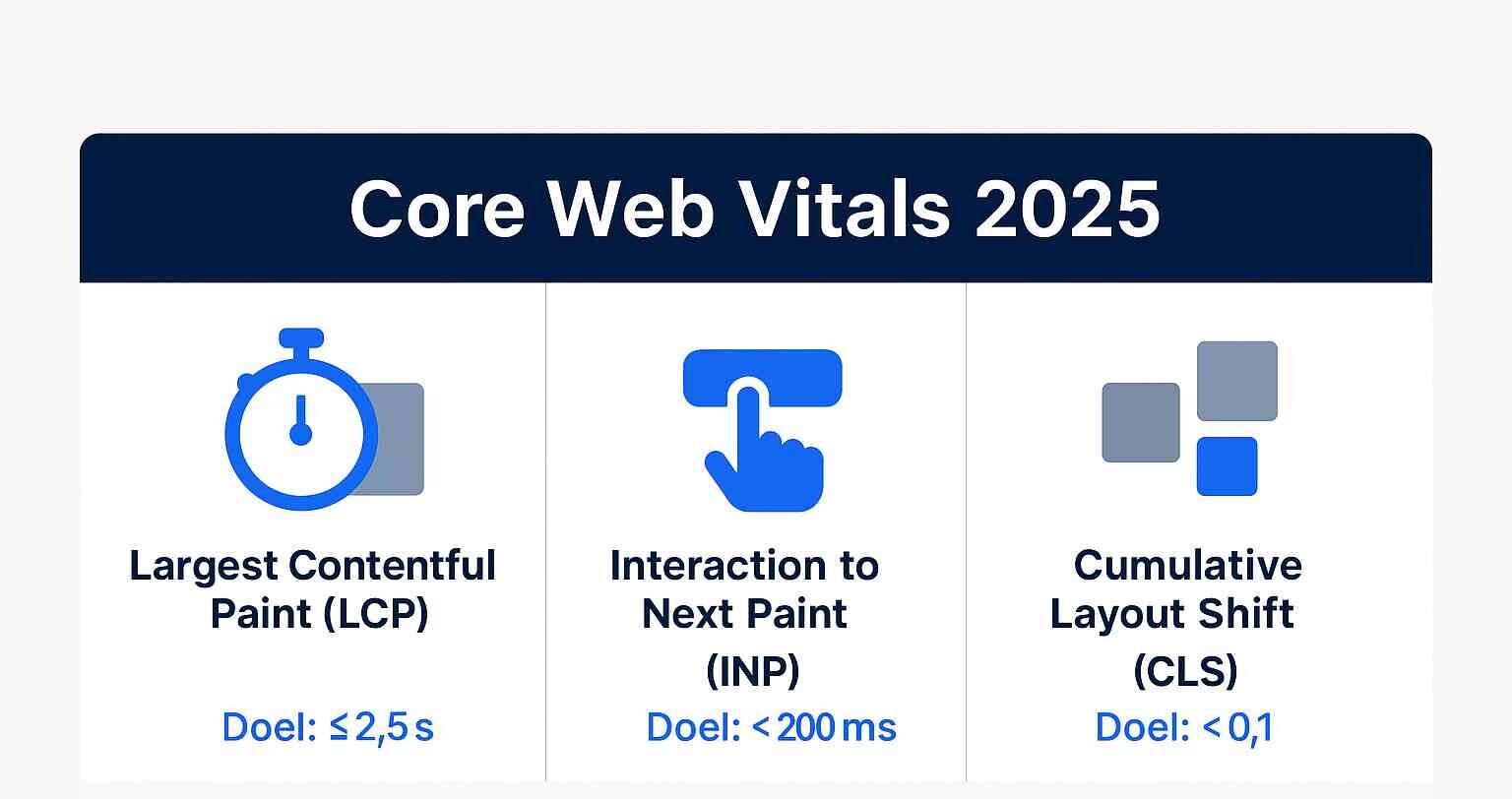 Wat zijn Core Web Vitals precies in 2025?
