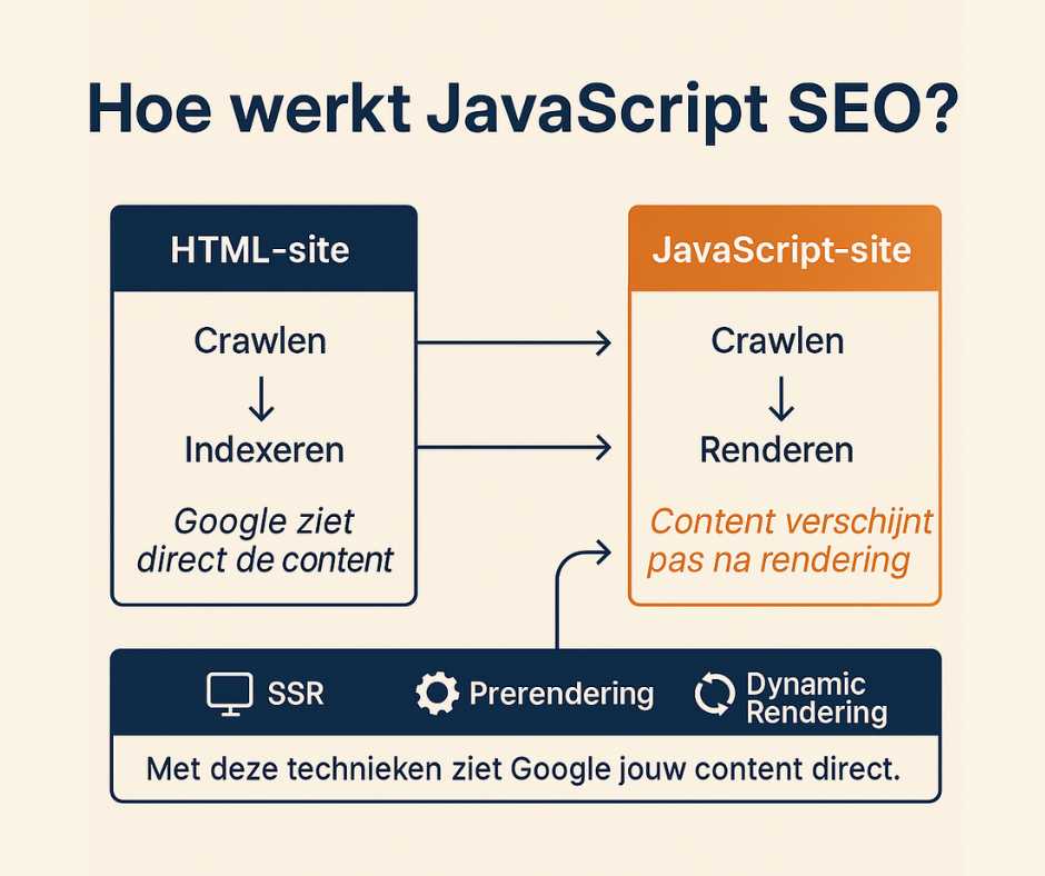 Hoe werkt JavaScript SEO technisch gezien