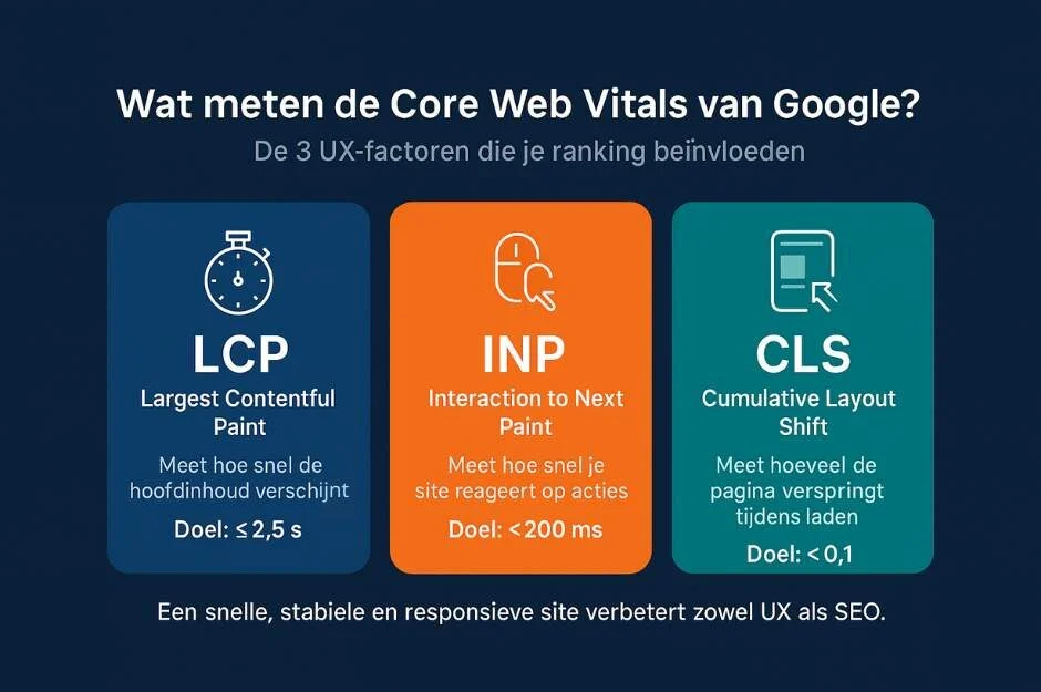 Hoe beïnvloedt UX en Core Web Vitals je On Page SEO?