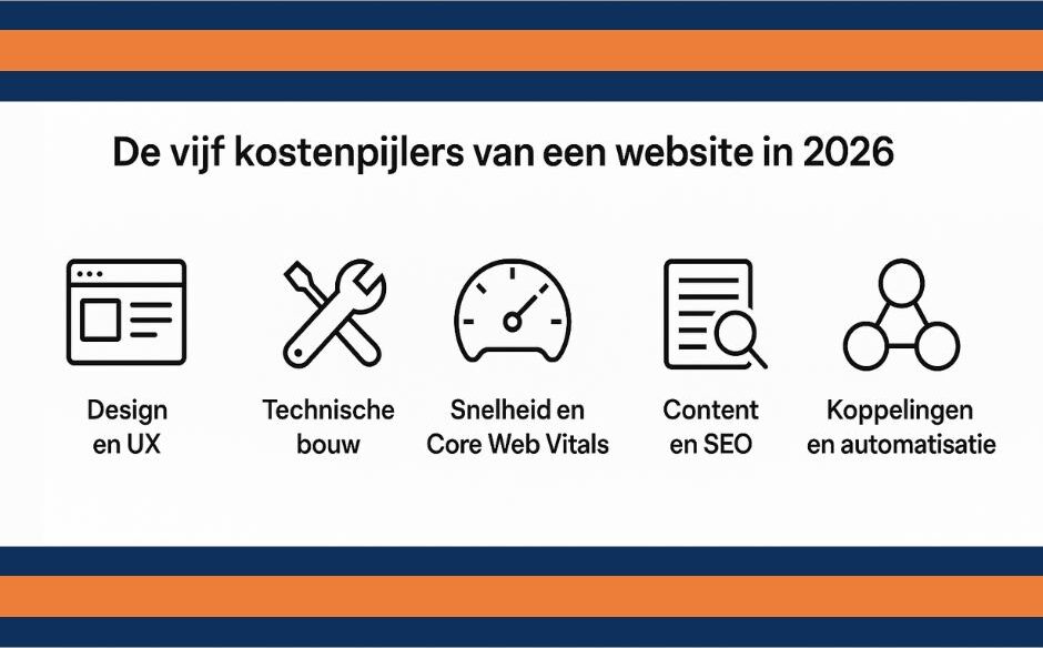 Wat bepaalt de kosten van een website in 2026?