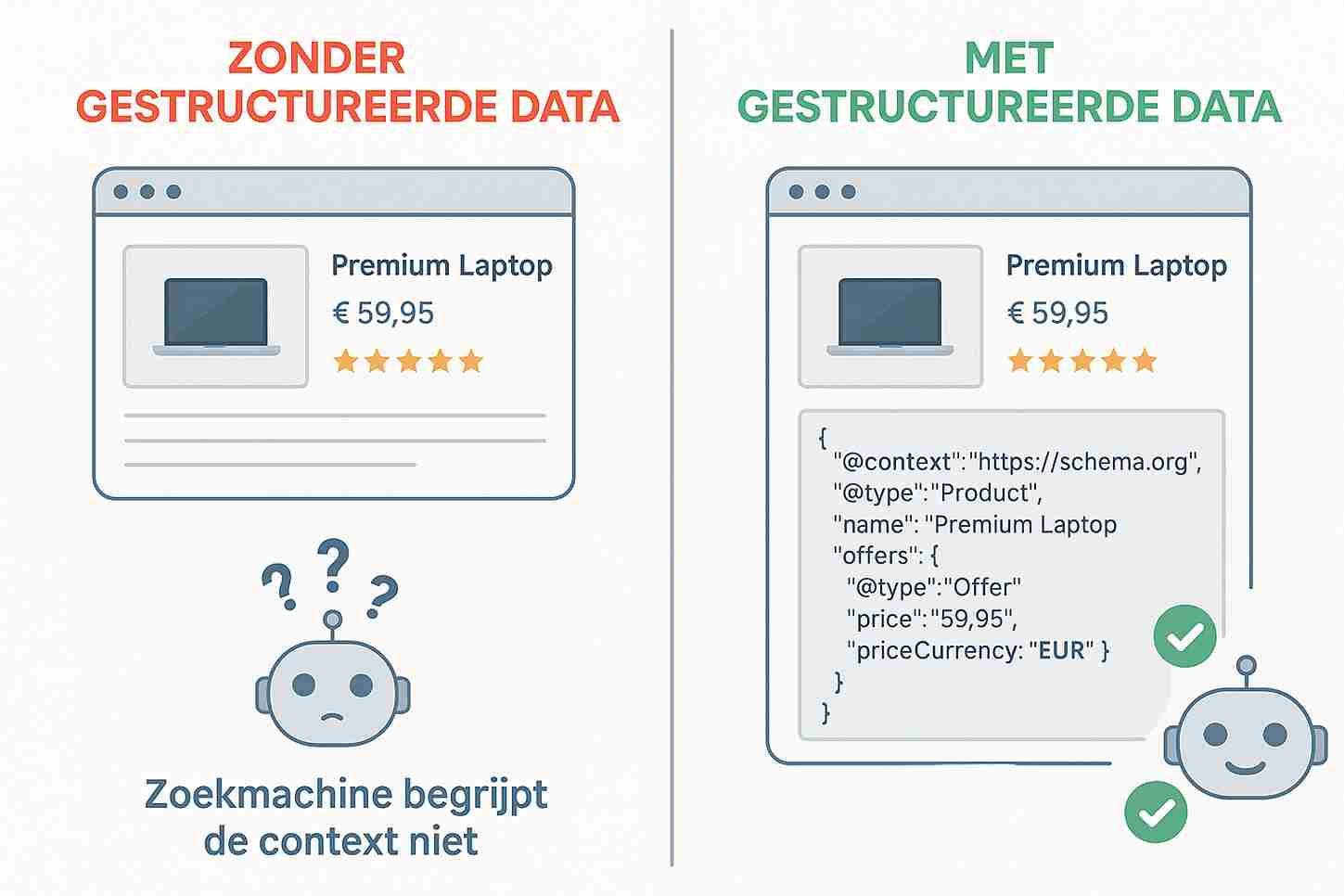 Hoe werkt structured data technisch gezien?