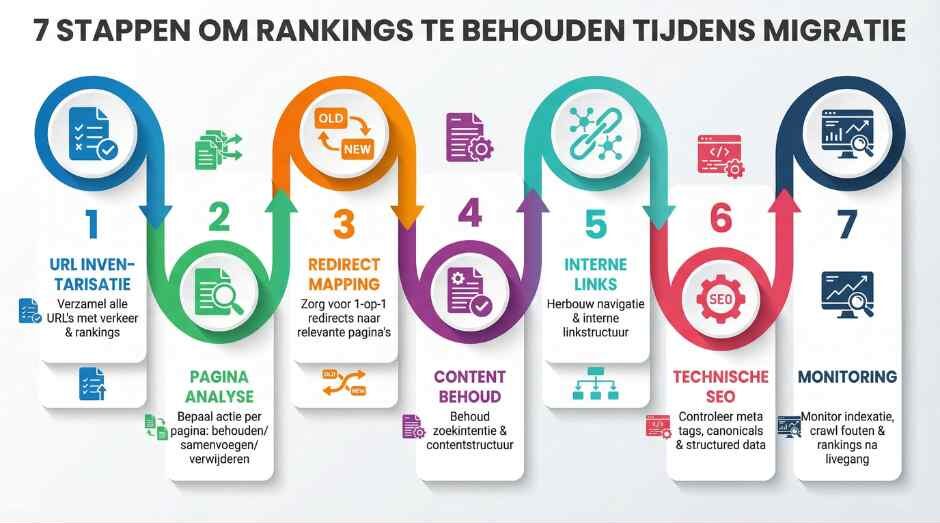 Hoe voorkom je verlies van rankings en organisch verkeer tijdens de migratie?