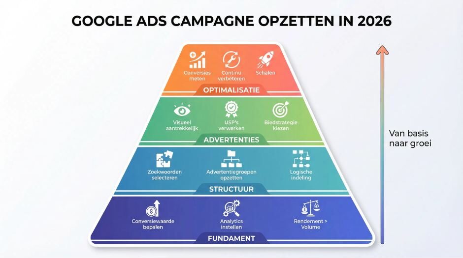 Wat betekent een Google Ads campagne opzetten anno 2026?