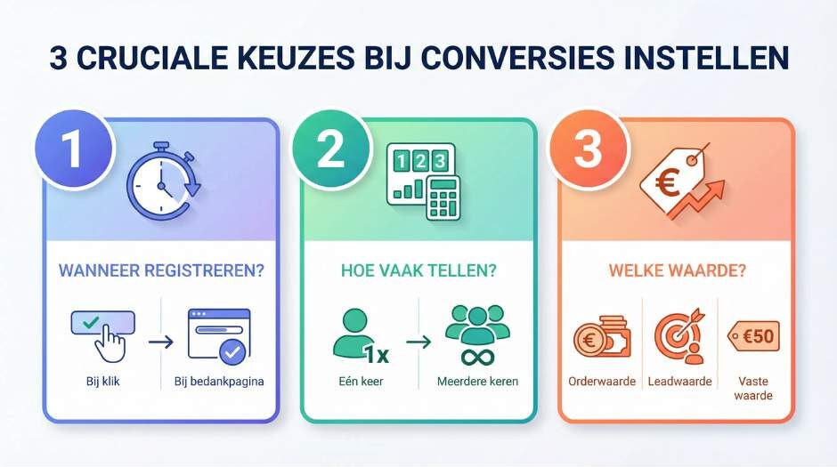 Wat betekent conversies instellen in Google Ads precies?