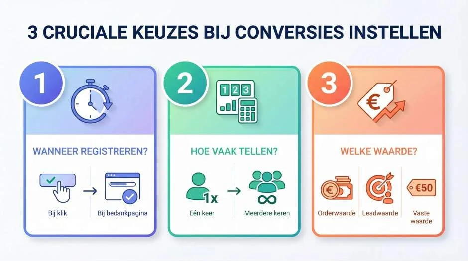 Wat betekent conversies instellen in Google Ads precies?