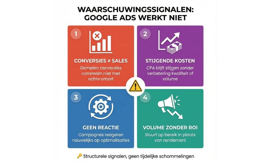 Wanneer kun je echt zeggen dat Google Ads niet werkt?
