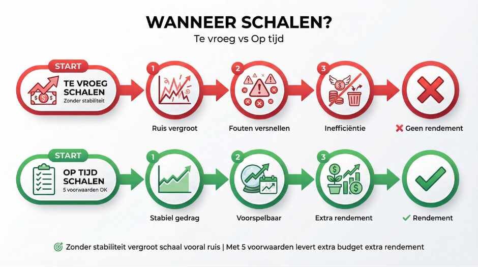 Wanneer is je zoekwoorden en match strategie goed genoeg om te schalen?