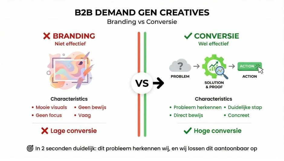 Welke creatives en landingspagina’s converteren in B2B?