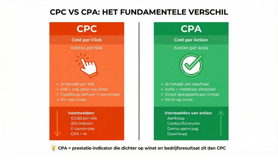 Wat is de betekenis van Cost per Action (CPA)?