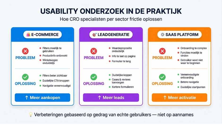 Hoe gebruiken CRO specialisten usability onderzoek in de praktijk?