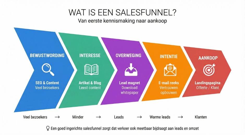 Wat is een salesfunnel?