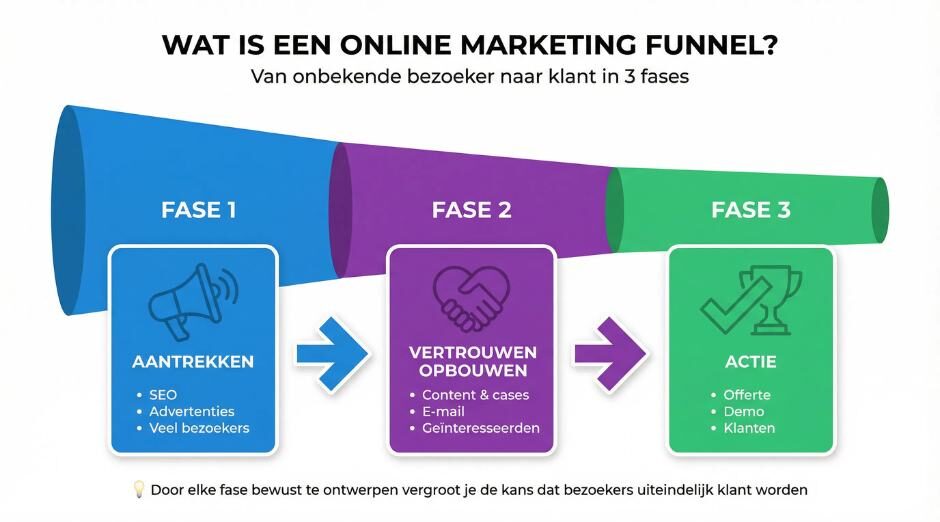 Wat is een online marketing funnel?