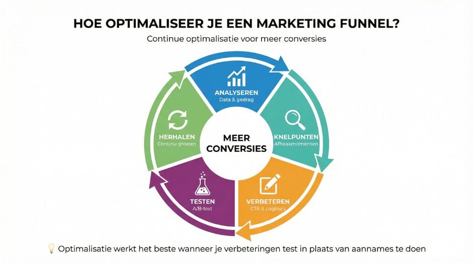Hoe optimaliseer je een marketing funnel voor meer conversies?