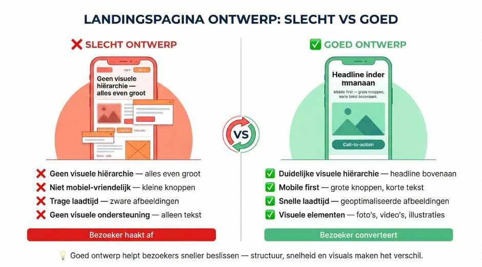 Hoe ontwerp je een landingspagina voor maximale conversie?